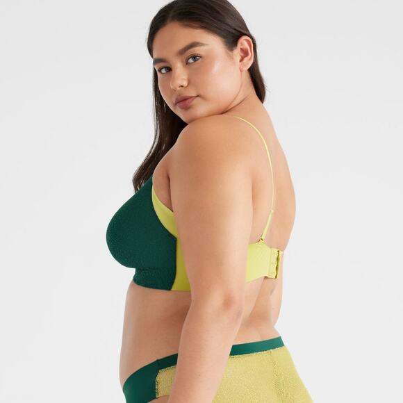 NWT KNIX Lace WingWoman Contour Bra Sz 32G Emerald Limited Edition - Picture 3 of 11